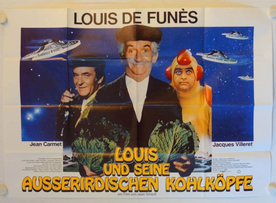 Louis und seine außerirdischen Kohlköpfe originales deutsches A0-Filmplakat